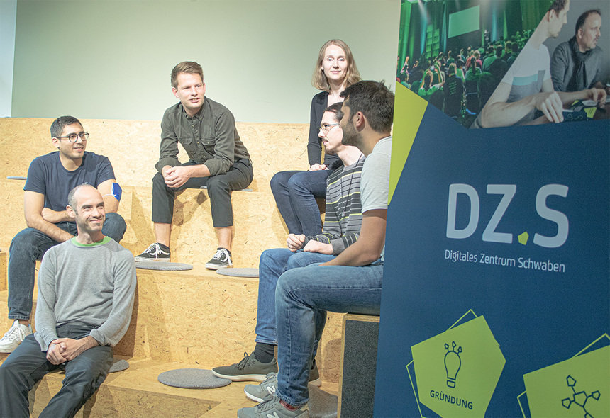 Im digitalen Zentrum Augsburg kommen Gründer zusammen